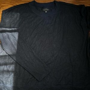 Lucky Brand medium dark/navy blue long sleeve shirt/sweater
